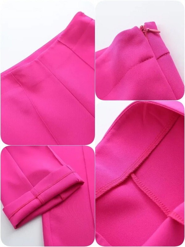 Ženska odijela s hlačama Jesen s remenom i hlače visokog struka Kompleti od 2 komada Odijelo Elegantna uredska odjeća Ležerni sako Kaputi za žene