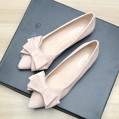 Sieviešu apavi Pavasaris Vasaras Apavi Modes Zīda smailas Apavi ar plakanu apakšu, Ērti 43. izmērs