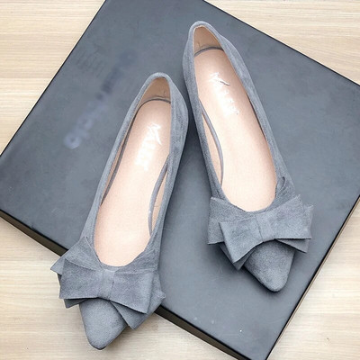 Sieviešu apavi Pavasaris Vasaras Apavi Modes Zīda smailas Apavi ar plakanu apakšu, Ērti 43. izmērs