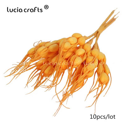 6/10/12/50/70/288 kom Miješani narančasti cvijet Trešnja Snop bobica prašnika Božićni DIY dekor D0313