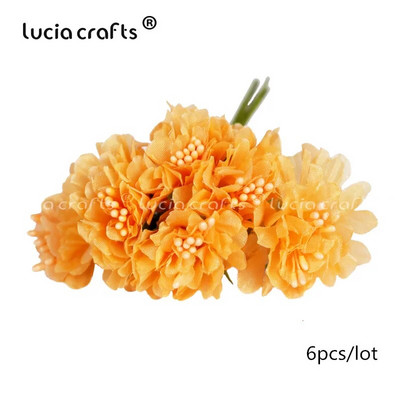 6/10/12/50/70/288 kom Miješani narančasti cvijet Trešnja Snop bobica prašnika Božićni DIY dekor D0313