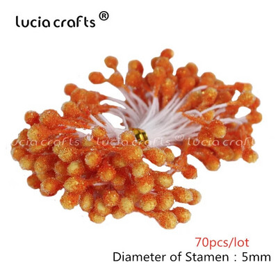 6/10/12/50/70/288 kom Miješani narančasti cvijet Trešnja Snop bobica prašnika Božićni DIY dekor D0313