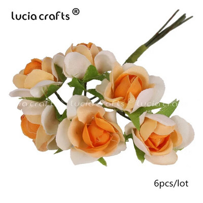 6/10/12/50/70/288 kom Miješani narančasti cvijet Trešnja Snop bobica prašnika Božićni DIY dekor D0313