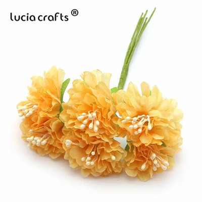 6/10/12/50/70/288 kom Miješani narančasti cvijet Trešnja Snop bobica prašnika Božićni DIY dekor D0313