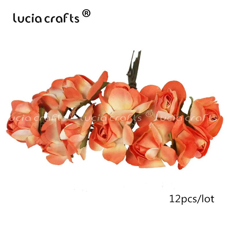 6/10/12/50/70/288 kom Miješani narančasti cvijet Trešnja Snop bobica prašnika Božićni DIY dekor D0313