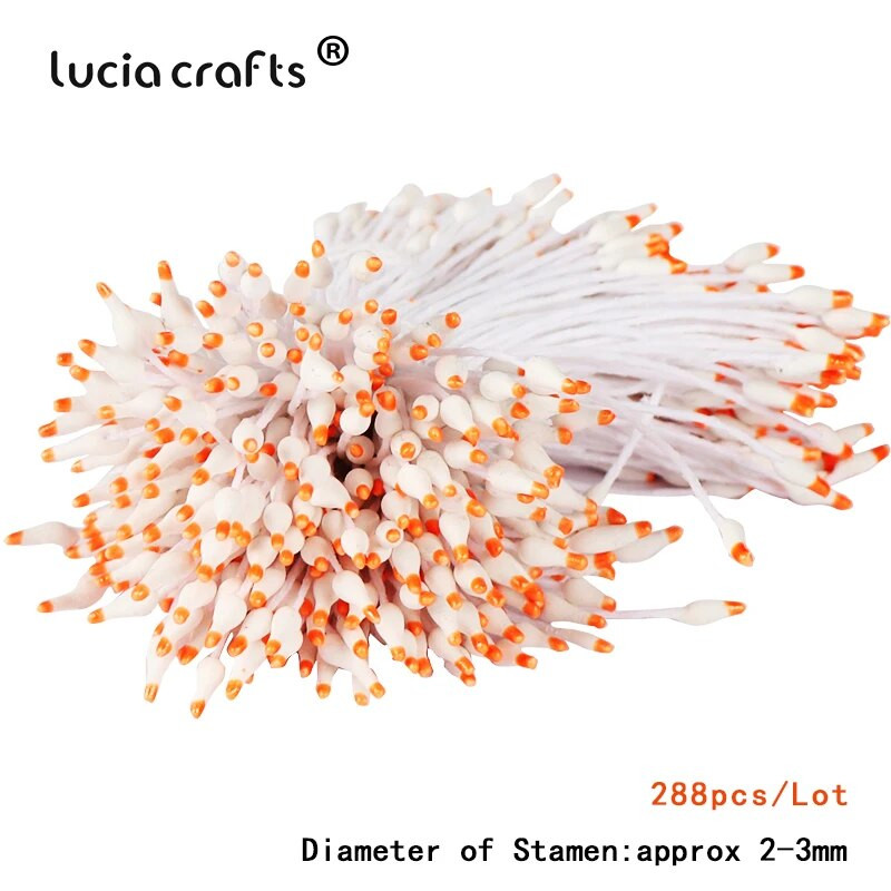 6/10/12/50/70/288 kom Miješani narančasti cvijet Trešnja Snop bobica prašnika Božićni DIY dekor D0313