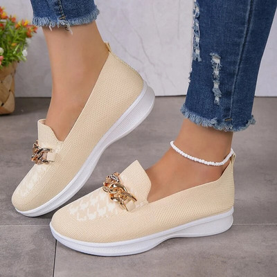 Naiste jooksutossud jalatsid Suvised hingavad kõndimisjalatsid libisemisvastased kootud jalatsid, käsitsi valmistatud koe, kerged naiste vabaajajalatsid