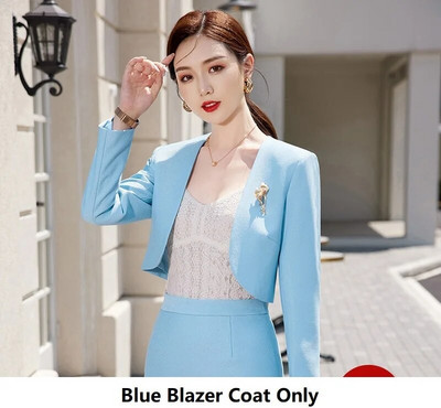 Augstas kvalitātes auduma sieviešu bikškostīmi ar biksēm un jakām mētelis rudens ziemas biznesam OL Professional bleizeri bikšu komplekts