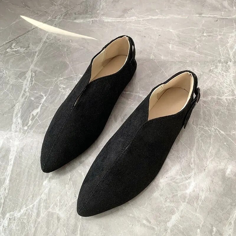 2023. gada pavasaris Rudens Jauni Loafers Sieviešu apavi Mīksti Modes Plakani Zapatos Sieviešu lielizmēra 35-43 Smailas purngals Sekla Laivu Kurpes Mujer