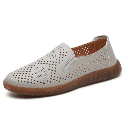 Ženske ravne cipele za ljeto 2023., prozračne šuplje cipele za slobodno vrijeme za žene, modne neklizajuće ženske klompe, sandale, pojedinačne cipele