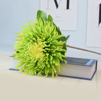 Umjetni cvijet Krizantema Velika cvjetna glava Jezgra Krizantema Vjenčanje Ukrasi vjenčanja Uređenje doma Rekviziti za fotografije