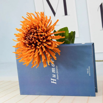 Umjetni cvijet Krizantema Velika cvjetna glava Jezgra Krizantema Vjenčanje Ukrasi vjenčanja Uređenje doma Rekviziti za fotografije