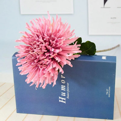 Umjetni cvijet Krizantema Velika cvjetna glava Jezgra Krizantema Vjenčanje Ukrasi vjenčanja Uređenje doma Rekviziti za fotografije