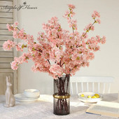 100cm svileni umjetni cvijet trešnjin cvijet svadbeni luk Pozadinska dekoracija Dodaci Kućni dekor Lažni cvjetni foto rekviziti