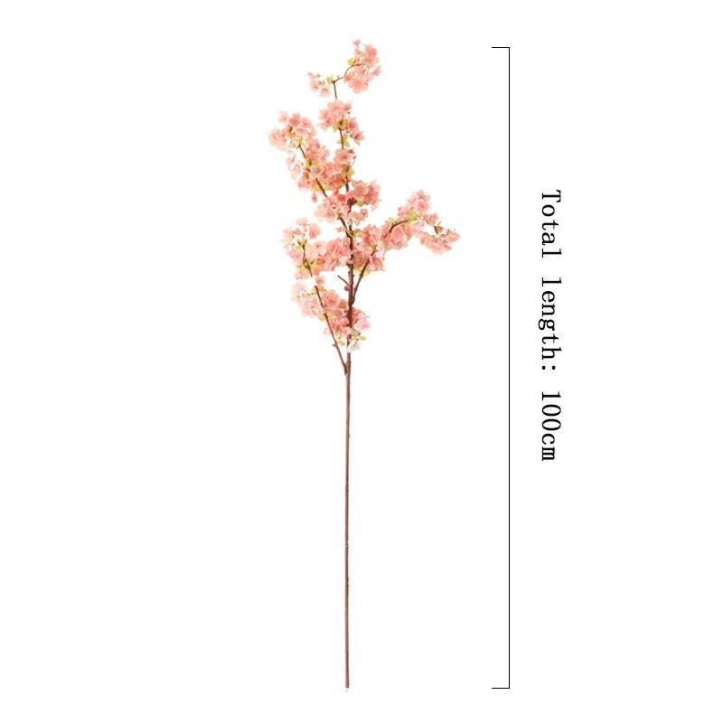 100cm svileni umjetni cvijet trešnjin cvijet svadbeni luk Pozadinska dekoracija Dodaci Kućni dekor Lažni cvjetni foto rekviziti