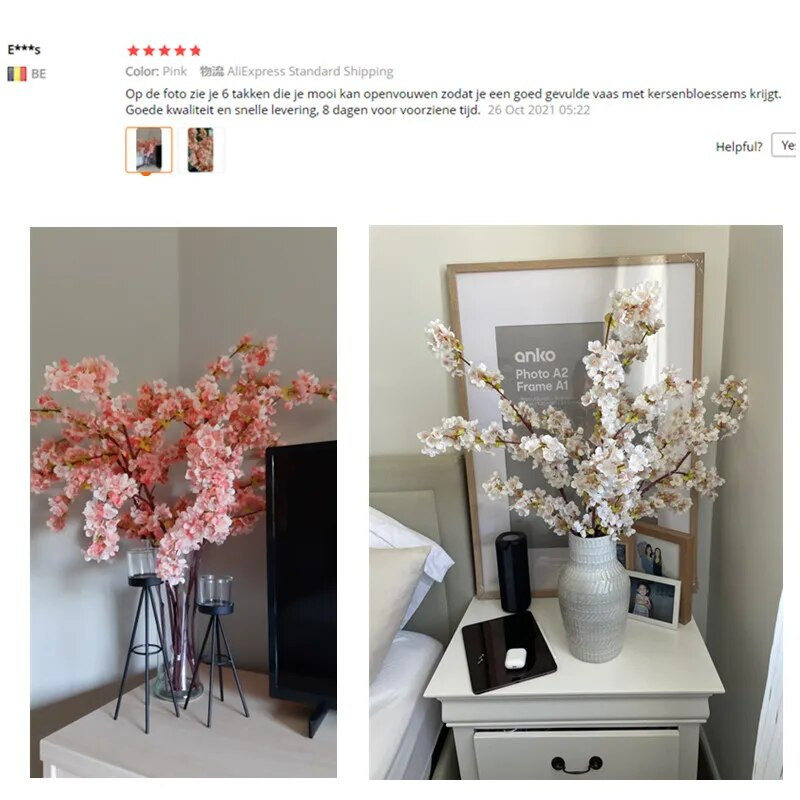 100cm svileni umjetni cvijet trešnjin cvijet svadbeni luk Pozadinska dekoracija Dodaci Kućni dekor Lažni cvjetni foto rekviziti