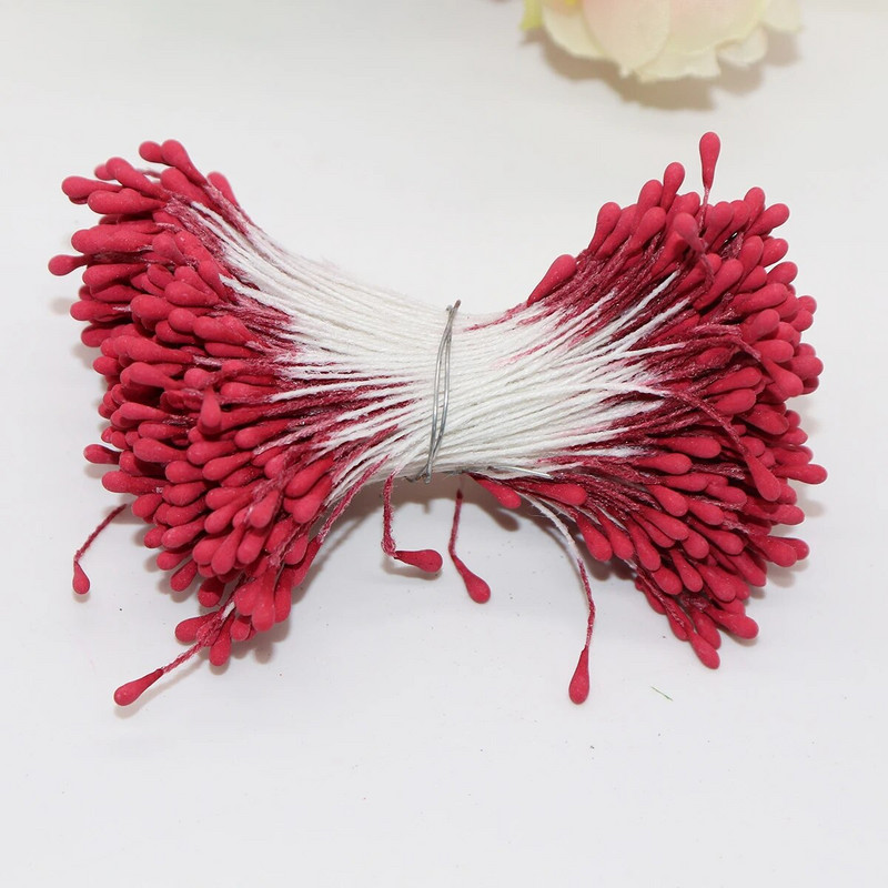 400 komada 1,5 mm mini prašnika ručno rađenog umjetnog cvijeća za svatove Uređenje doma DIY dodaci za božićne spomenare