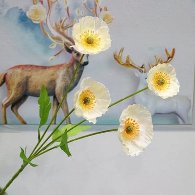 Kukuruzni makovi Ukrasni svileni lažni umjetni cvjetovi maka Vjenčani praznici Svadbeni buket Kućni dekor za zabave buketi za djeveruše