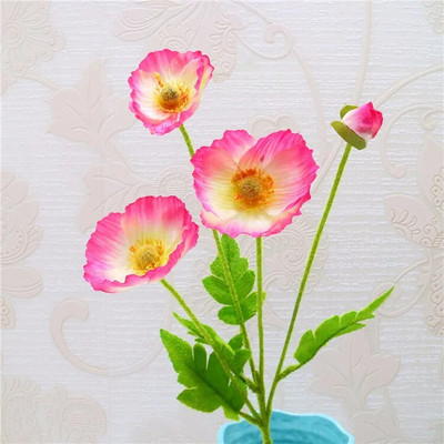 Kukuruzni makovi Ukrasni svileni lažni umjetni cvjetovi maka Vjenčani praznici Svadbeni buket Kućni dekor za zabave buketi za djeveruše