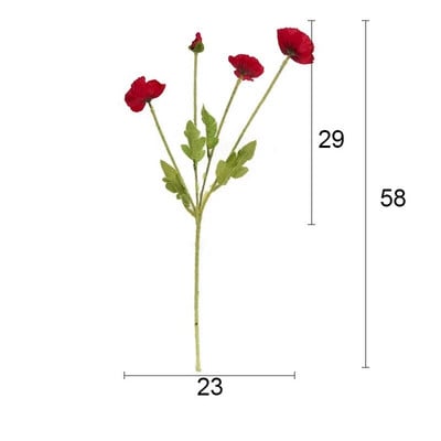 Kukuruzni makovi Ukrasni svileni lažni umjetni cvjetovi maka Vjenčani praznici Svadbeni buket Kućni dekor za zabave buketi za djeveruše