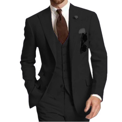 2023 Business Smart Casual Pulmaülikonnad Meeste Jope Kleit Bleiserid Ülikond Mantel Vest Vest Vest Püksid Püksid Meeste 3 tk komplekt