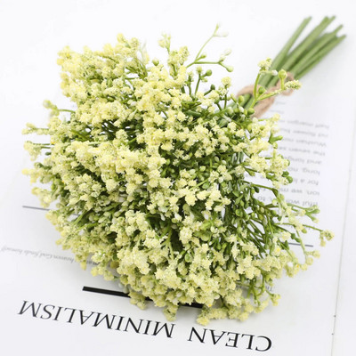 Simulacija Očuvano cvijeće Gypsophila Paniculata Dječji dah Buket cvijeća Vjenčanje Kućni dekor za dekoraciju rekvizita za fotografije