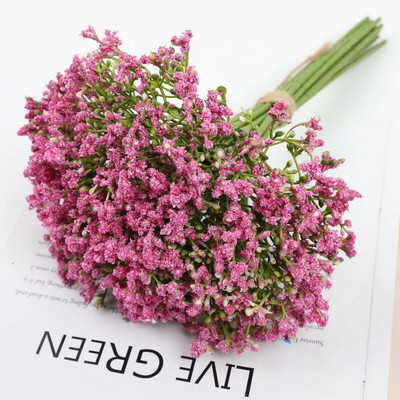 Simulacija Očuvano cvijeće Gypsophila Paniculata Dječji dah Buket cvijeća Vjenčanje Kućni dekor za dekoraciju rekvizita za fotografije