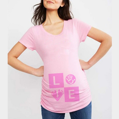 Bebeluș în curând Topuri de maternitate Încărcare pentru bebeluși Tricou pentru sarcină Femei Haine pentru gravide Bebeluș la bord Livrare directă