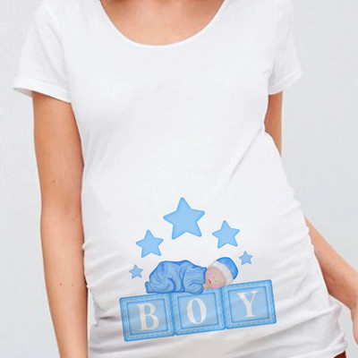 Bebeluș în curând Topuri de maternitate Încărcare pentru bebeluși Tricou pentru sarcină Femei Haine pentru gravide Bebeluș la bord Livrare directă