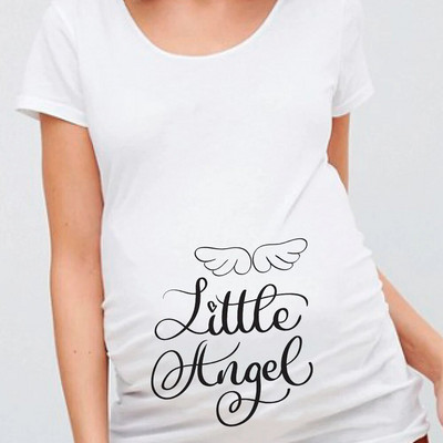 Bebeluș în curând Topuri de maternitate Încărcare pentru bebeluși Tricou pentru sarcină Femei Haine pentru gravide Bebeluș la bord Livrare directă