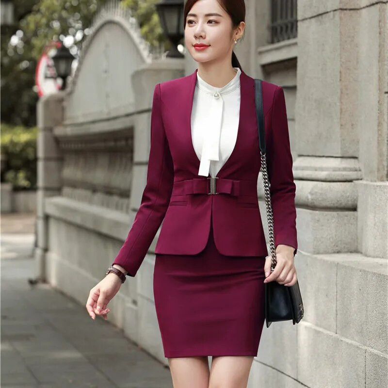 Uredska uniforma za 2023. Svečani komplet sakoa Elegantna odijela Ženska poslovna radna odijela s hlačama Ženski kompleti od 2 komada Modna odjeća Odjevna kombinacija