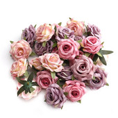 10/20 gab. Rožu mākslīgie ziedi, galvas viltus zieds kāzu dekorēšanai, piederumi līgavas pušķu pildvielai mājas dekoru amatniecības vainags