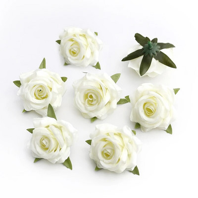 10/20 gab. Rožu mākslīgie ziedi, galvas viltus zieds kāzu dekorēšanai, piederumi līgavas pušķu pildvielai mājas dekoru amatniecības vainags