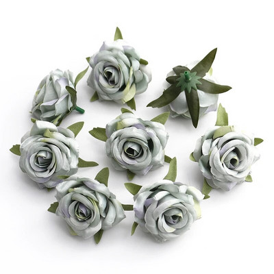 10/20 gab. Rožu mākslīgie ziedi, galvas viltus zieds kāzu dekorēšanai, piederumi līgavas pušķu pildvielai mājas dekoru amatniecības vainags