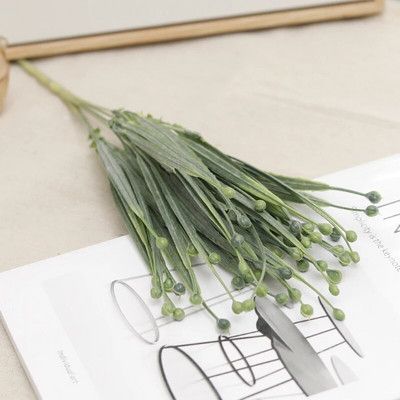 Bijelo umjetno cvijeće Berry plastika za uređenje doma Božićni vjenčani pribor Lažni obrt za rezanje cvijeća DIY aranžman