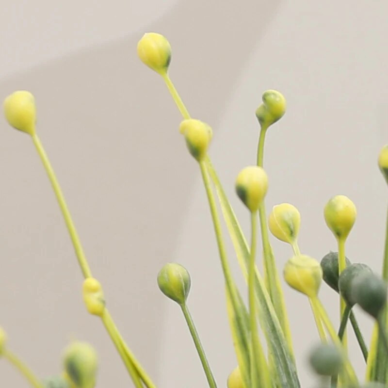 Bijelo umjetno cvijeće Berry plastika za uređenje doma Božićni vjenčani pribor Lažni obrt za rezanje cvijeća DIY aranžman