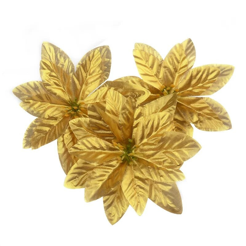 10 komada velike svilene glave umjetne ruže od flanela za kućnu svadbenu dekoraciju Spomenar DIY dodaci za božićno drvce