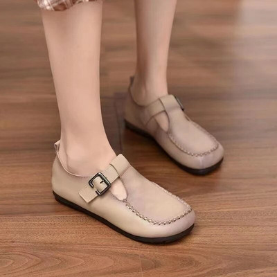 Nove ženske kožne ravne cipele Dizajnerske ženske ženske cipele za slobodno vrijeme Luksuzne mokasine Ženske natikače Ženske natikače na čamac za hodanje