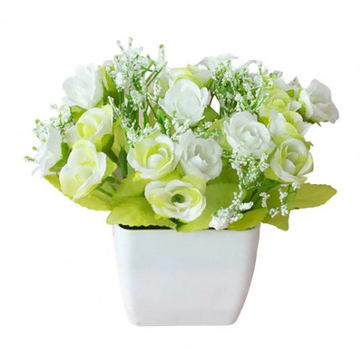 Värskelt säiliv kunstlik bonsai kastmiseta hooldusvaba võltsitud potitaimede kodukaunistus