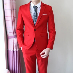 2023 Nova muška butik poslovna jednobojna odijela za vjenčanje domaćice Hlače / Muška večernja haljina Sakoi Jakna Hlače Set od 2 komada