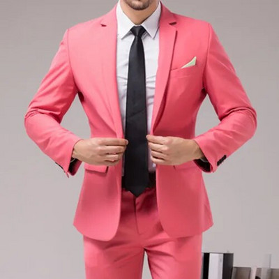 2023 Nova muška butik poslovna jednobojna odijela za vjenčanje domaćice Hlače / Muška večernja haljina Sakoi Jakna Hlače Set od 2 komada