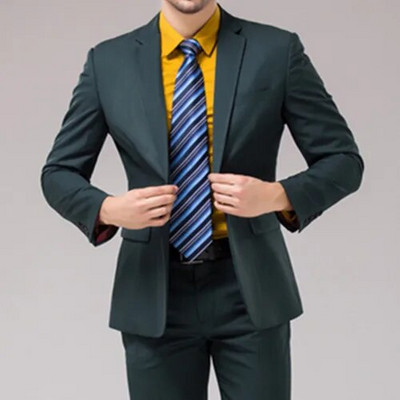 2023 Nova muška butik poslovna jednobojna odijela za vjenčanje domaćice Hlače / Muška večernja haljina Sakoi Jakna Hlače Set od 2 komada