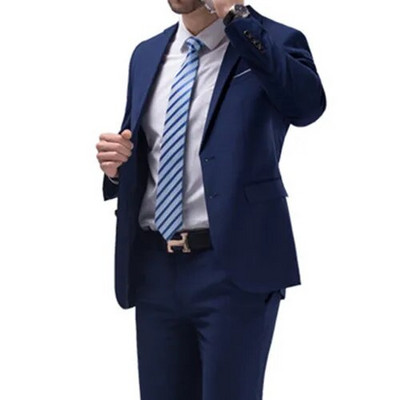 2023 Nova muška butik poslovna jednobojna odijela za vjenčanje domaćice Hlače / Muška večernja haljina Sakoi Jakna Hlače Set od 2 komada