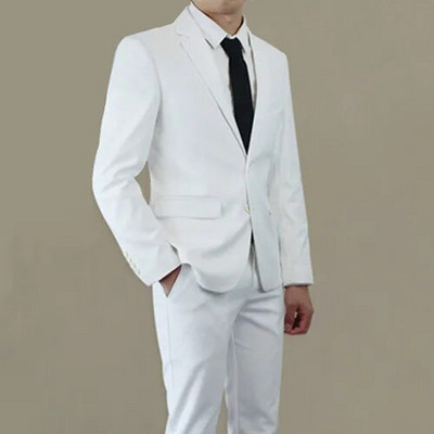2023 Nova muška butik poslovna jednobojna odijela za vjenčanje domaćice Hlače / Muška večernja haljina Sakoi Jakna Hlače Set od 2 komada