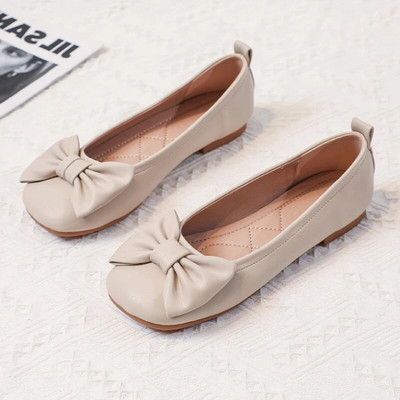 Nove kožne natikače Ženske natikače Ženske ravne cipele Mokasine Ženske ravne cipele Proljeće Jesen Modne majčinske cipele s leptir mašnom vc4340