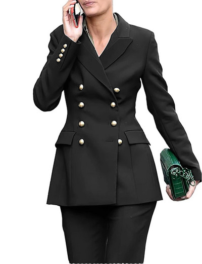 Lansboter bordo sieviešu uzvalki tīrā krāsā, 2 gab., komplekts, iecirtums, ballīte, biroja darbs, modes bizness, sieviešu kostīmi, žakete ar biksēm