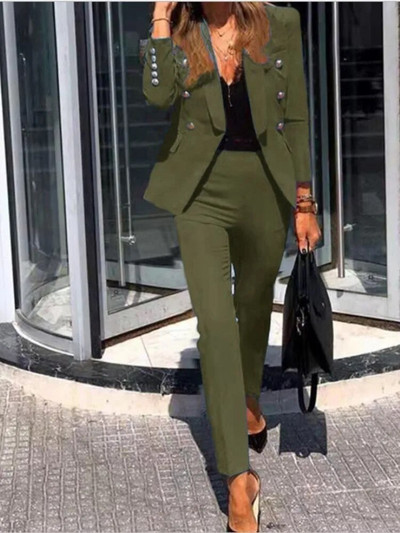 Sieviešu bleizera uzvalki, 2023. gada pavasaris, rudens, jauna mode