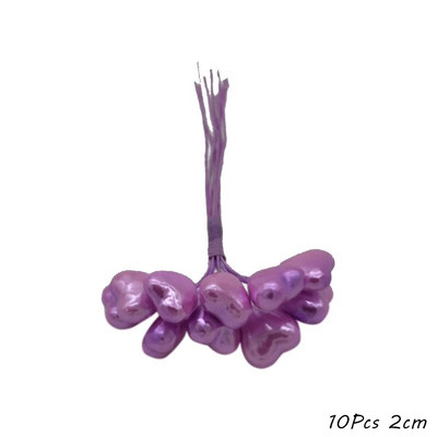 Mix Ljubičasti umjetni cvijet Trešnja Snop plodova prašnika DIY Božićna dekoracija Poklon kutija za svadbene torte Vijenci Božićni ukras