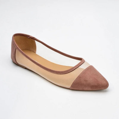 Ljetne ženske jednokrevetne cipele Ažurne mrežaste cipele za čamac Modne salonke na špic Dnevne ravne cipele Ležerne cipele Plitke natikače