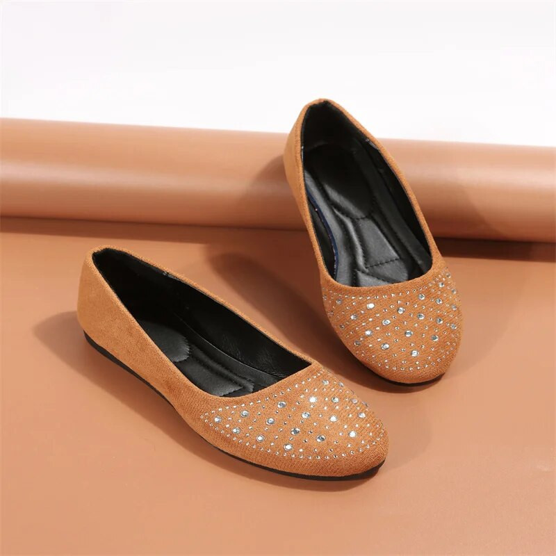 Moteriški plokščiapadžiai batai rudeniui Patogūs sekli, lengvi madingi plokščiapadžiai moteriški batai Minkšti, laisvalaikio mamos batai, moteriški